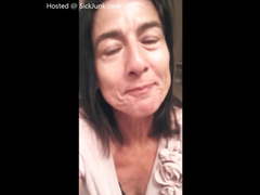 Pervy Grandmother Talks About Cum On Her Face