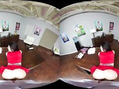 Cheerleader VR Porn -- Megan Sage -- NaughtyAmericaVR.com