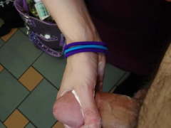 Friend gets handjob in dressing room from SIL