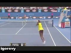 Venus Williams -  Upskirt No Panties On Tennis Court